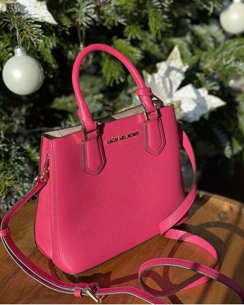 Kabelka dámská Michael Kors ADELE MEDIUM malinová